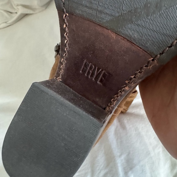 Frye Women’s Suede Ankle Boots - Brown - Picture 7 of 8